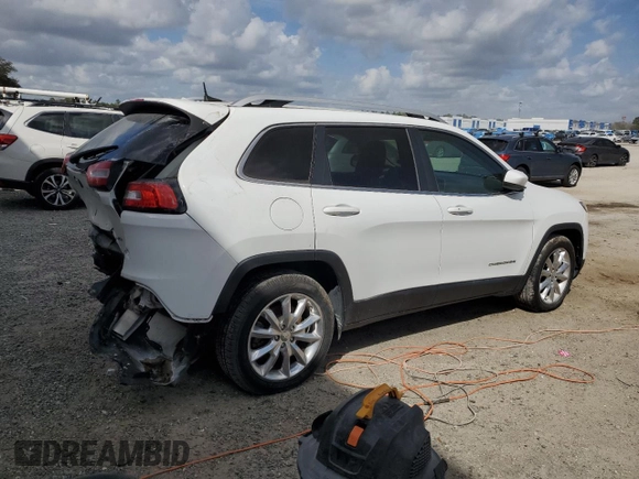 2017 Jeep Cherokee Limited with VIN 1C4PJLDS7HW507592, listed as a Copart auction lot 47793065 with 90,653 mi miles and Salvage Title. Bid and sale history available at carsss.com. Image 3.