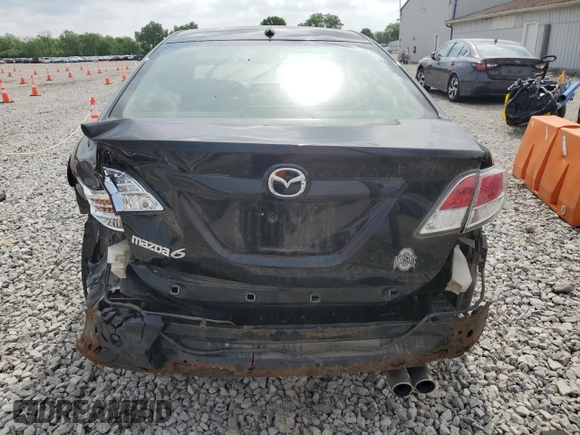 2009 Mazda 6 i Touring with VIN 1YVHP82A895M21705, listed as a Copart auction lot 57065245 with 224,444 mi miles and Salvage title. Bid and sale history available at DreamBid. Image 6.