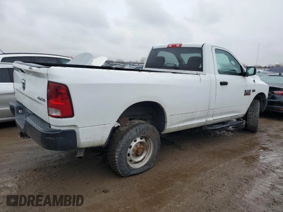 2013 Ram 2500 Tradesman z VIN 3C6LR5AT6DG514615, wystawiony jako Copart lot #48234505 z przebiegiem 75 897 mil mil oraz Czysty tytuł • Clean title. Historia ofert i sprzedaży dostępna na DreamBid. Obrazek 3.
