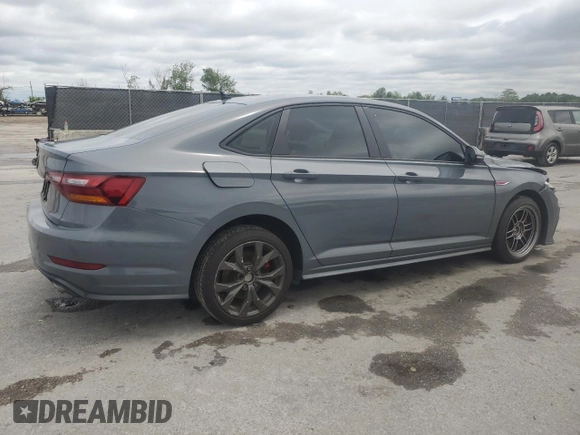 2019 Volkswagen Jetta GLI S with VIN 3VW6T7BU9KM248240, listed as a Copart auction lot 51711785 with 45,173 mi miles and Salvage Title. Bid and sale history available at DreamBid. Image 3.