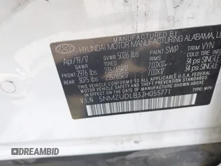 2018 Hyundai Santa Fe 2.4L z VIN 5NMZUDLB3JH055771, wystawiony jako IAAI lot #42126058 z przebiegiem 142 991 mil mil oraz . Historia ofert i sprzedaży dostępna na DreamBid. Obrazek 9.