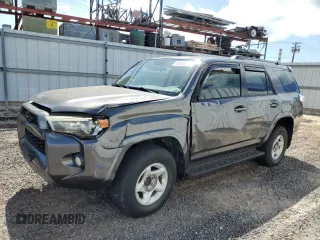 2014 Toyota 4Runner SR5 with VIN JTEZU5JR3E5070054, listed as a Copart auction lot 58088615 with 91,504 mi miles and Salvage title. Bid and sale history available at DreamBid. Image 1.