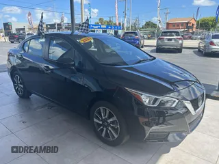 2021 Nissan Versa SV with VIN 3N1CN8EV3ML874243, listed as a IAAI auction lot 42476602 with 83,500 mi miles and . Bid and sale history available at DreamBid. Image 1.