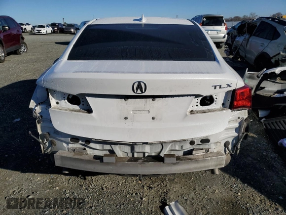 2020 Acura TLX w/Technology Pkg with VIN 19UUB1F50LA017532, listed as a Copart auction lot 44645725 with 101,671 mi miles and Salvage Title. Bid and sale history available at carsss.com. Image 6.