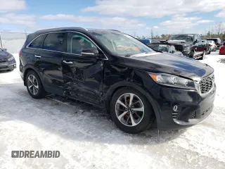 2019 Kia Sorento EX with VIN 5XYPHDA5XKG443455, listed as a Copart auction lot 45269015 with 94,513 mi miles and Salvage Title. Bid and sale history available at DreamBid. Image 4.