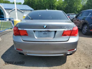 2010 BMW 7 Series 750Li xDrive with VIN WBAKC8C5XAC430699, listed as a Copart auction lot 59539825 with Not provided miles and Salvage title. Bid and sale history available at DreamBid. Image 6.