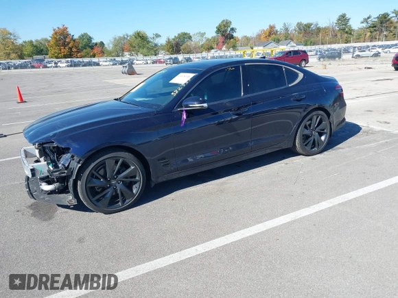 2023 Genesis G70 2.0T z VIN KMTG34TA7PU111215, wystawiony jako IAAI lot #40628348 z przebiegiem 25 146 mil mil oraz . Historia ofert i sprzedaży dostępna na DreamBid. Obrazek 18.