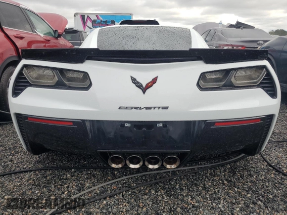 2019 Chevrolet Corvette Z06 2LZ with VIN 1G1YS2D6XK5605889, listed as a Copart auction lot 74106054 with 0 mi miles and Non Repairable. Bid and sale history available at carsss.com. Image 6.