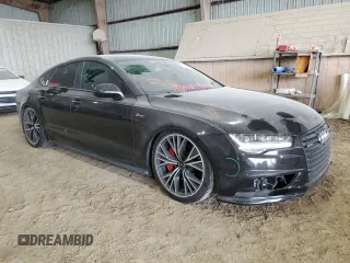 2017 Audi A7 Prestige with VIN WAU22AFC6HN129804, listed as a Copart auction lot 52373524 with 96,953 mi miles and Salvage Title. Bid and sale history available at carsss.com. Image 4.