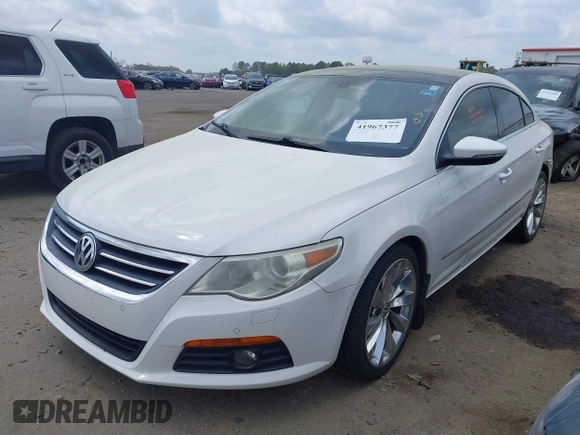 2012 Volkswagen CC VR6 Executive 4Motion with VIN WVWGU7AN8CE527488, listed as a IAAI auction lot 41967377 with 109,609 mi miles. Bid and sale history available at carsss.com. Image 2.