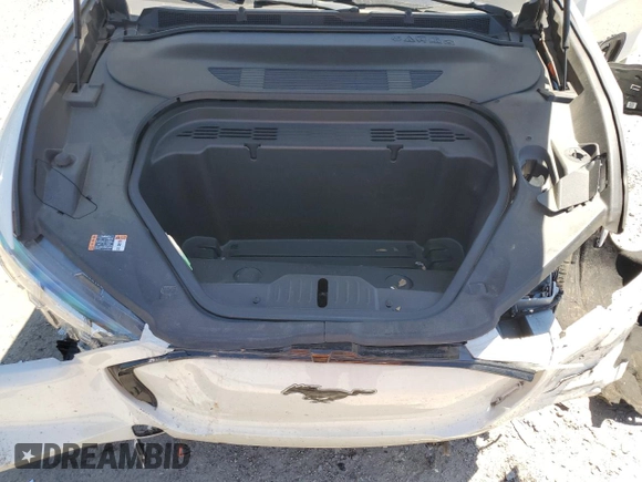 2023 Ford Mustang Mach-E Premium with VIN 3FMTK3R43PMA72439, listed as a Copart auction lot 57874145 with 21,282 mi miles and Salvage title. Bid and sale history available at DreamBid. Image 12.