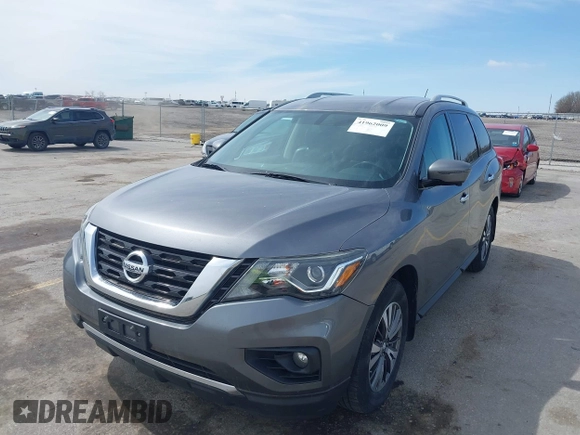 2017 Nissan Pathfinder SL with VIN 5N1DR2MM0HC639453, listed as a IAAI auction lot 41962009 with 156,776 mi miles. Bid and sale history available at carsss.com. Image 6.