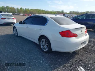 2012 Infiniti G25 Sedan x with VIN JN1DV6AR4CM860776, listed as a IAAI auction lot 42084208 with 128,071 mi miles. Bid and sale history available at carsss.com. Image 3.