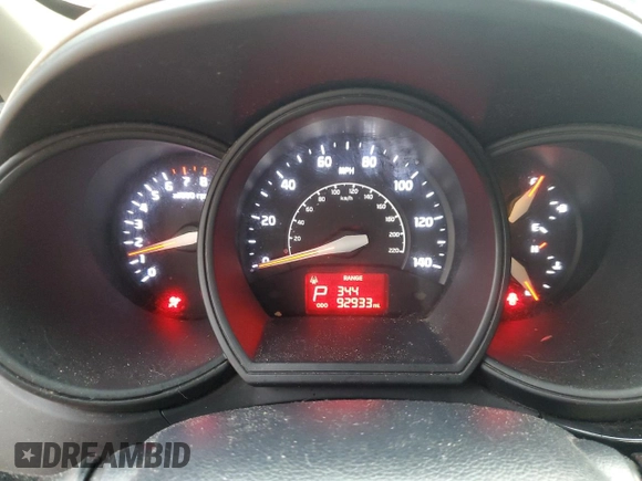 2017 Kia Rio LX with VIN KNADM4A32H6026417, listed as a Copart auction lot 44998785 with 92,933 mi miles and Salvage Title. Bid and sale history available at carsss.com. Image 9.
