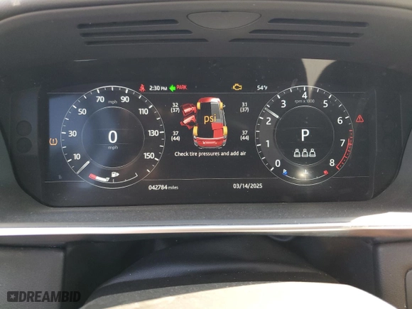 2019 Land Rover Range Rover Sport HSE with VIN SALWR2RV4KA826642, listed as a Copart auction lot 49259515 with 42,784 mi miles and Salvage Title. Bid and sale history available at carsss.com. Image 9.