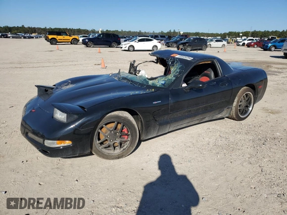 2001 Chevrolet Corvette Z06 with VIN 1G1YY12S115135534, listed as a Copart auction lot 85939394 with 0 mi miles and Salvage Title. Bid and sale history available at carsss.com. Image 1.