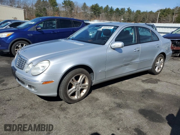 2006 Mercedes-Benz E 350 with VIN WDBUF87J86X199584, listed as a Copart auction lot 50332655 with 155,198 mi miles and Salvage Title. Bid and sale history available at DreamBid. Image 1.