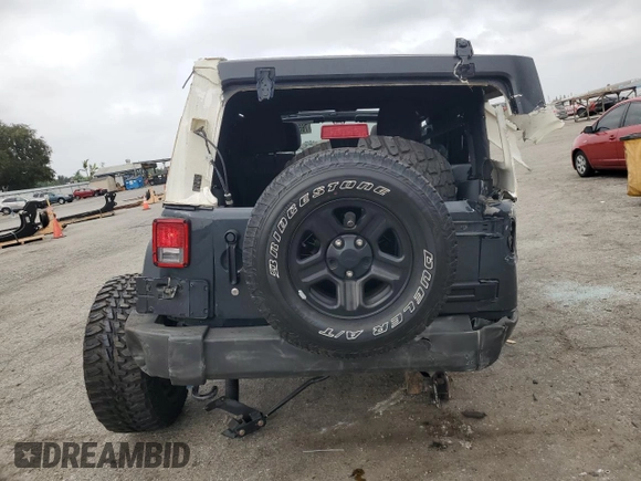 2018 Jeep Wrangler JK Unlimited Sport S with VIN 1C4BJWDG0JL871139, listed as a Copart auction lot 76546464 with 82,164 mi miles and Salvage Title. Bid and sale history available at carsss.com. Image 6.