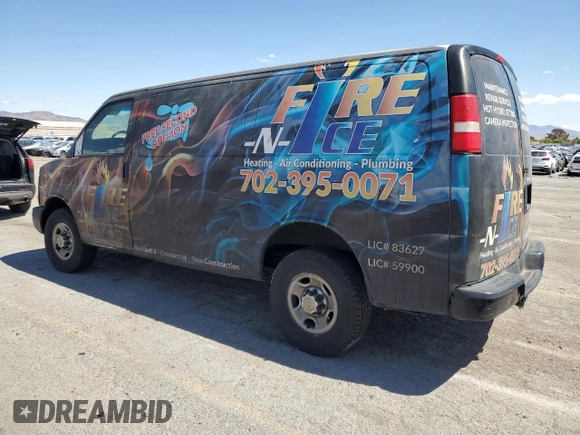 2013 Chevrolet Express Cargo z VIN 1GCZGTCA9D1165263, wystawiony jako Copart lot #51661055 z przebiegiem 172 369 mil mil oraz Szkoda całkowita • Salvage title. Historia ofert i sprzedaży dostępna na DreamBid. Obrazek 2.