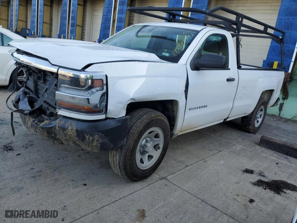 2018 Chevrolet Silverado 1500 LS with VIN 1GCNCNEH2JZ238549, listed as a Copart auction lot 84554544 with 77,173 mi miles and Salvage Title. Bid and sale history available at carsss.com. Image 1.