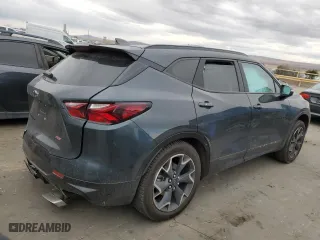 2019 Chevrolet Blazer RS with VIN 3GNKBJRS2KS697879, listed as a Copart auction lot 45407945 with 0 mi miles and Salvage Title. Bid and sale history available at carsss.com. Image 3.