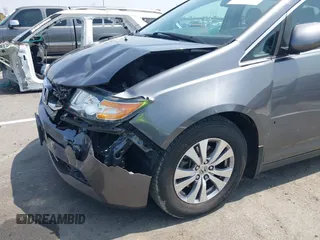 2014 Honda Odyssey EX-L with VIN 5FNRL5H64EB026520, listed as a IAAI auction lot 42562290 with 118,890 mi miles and . Bid and sale history available at DreamBid. Image 6.