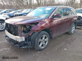 2015 Toyota Highlander Limited with VIN 5TDDKRFH8FS126299, listed as a IAAI auction lot 41585714 with 174,012 mi miles. Bid and sale history available at carsss.com. Image 18.