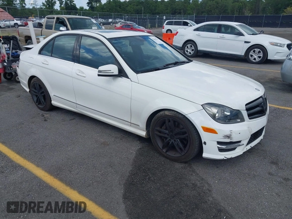 2013 Mercedes-Benz C 300 Sport with VIN WDDGF8AB8DR287316, listed as a IAAI auction lot 42645992 with 156,974 mi miles and . Bid and sale history available at DreamBid. Image 1.