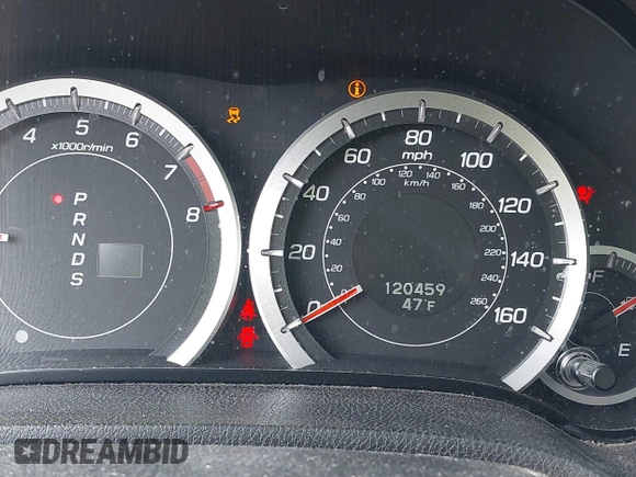 2012 Acura TSX Tech Pkg with VIN JH4CU2F61CC005072, listed as a IAAI auction lot 41742551 with 120,459 mi miles. Bid and sale history available at carsss.com. Image 7.