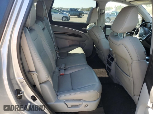 2017 Acura MDX Technology with VIN 5FRYD4H59HB021228, listed as a Copart auction lot 49586175 with 130,688 mi miles and Salvage Title. Bid and sale history available at DreamBid. Image 11.