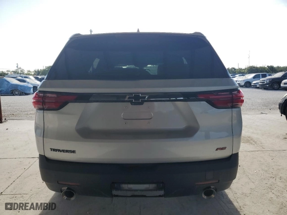 2022 Chevrolet Traverse RS with VIN 1GNERJKW0NJ101955, listed as a Copart auction lot 52910195 with 18,522 mi miles and Clean Title. Bid and sale history available at carsss.com. Image 6.