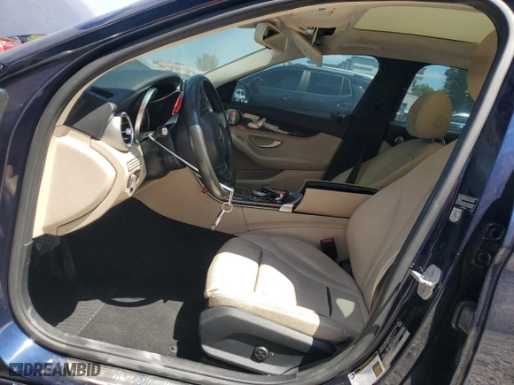 2015 Mercedes-Benz C-Class C 300 with VIN 55SWF4JB2FU078000, listed as a Copart auction lot 53239915 with 105,783 mi miles and Salvage Title. Bid and sale history available at carsss.com. Image 7.