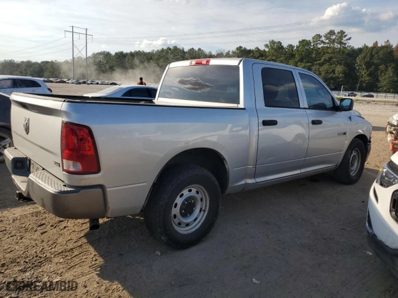 2010 Dodge Ram 1500 SLT with VIN 1D7RB1CPXAS103938, listed as a Copart auction lot 72571394 with 321,215 mi miles and Salvage Title. Bid and sale history available at carsss.com. Image 3.