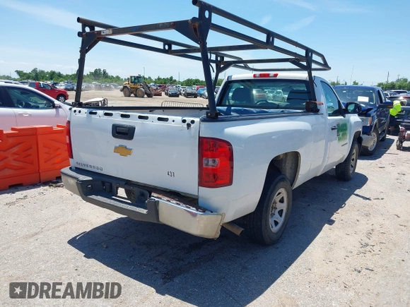 2013 Chevrolet Silverado 1500 Work Truck with VIN 1GCNCPEX1DZ111234, listed as a IAAI auction lot 42147597 with 259,207 mi miles and . Bid and sale history available at DreamBid. Image 4.
