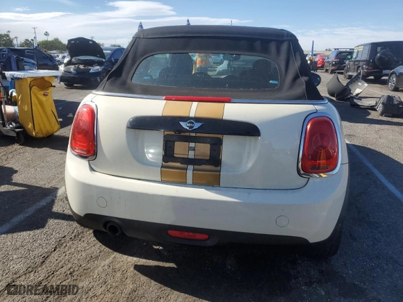 2016 MINI Cooper Convertible with VIN WMWWG5C53G3C19232, listed as a Copart auction lot 87704745 with 92,612 mi miles and Salvage Title. Bid and sale history available at carsss.com. Image 6.