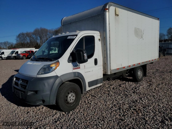 2018 Ram ProMaster Cutaway with VIN 3C7WRVMG4JE101526, listed as a Copart auction lot 41463085 with 499,535 mi miles and Clean Title. Bid and sale history available at carsss.com. Image 1.
