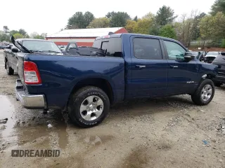 2020 Ram 1500 Big Horn with VIN 1C6RRFFG3LN345431, listed as a Copart auction lot 43179955 with 30,028 mi miles and Salvage title. Bid and sale history available at DreamBid. Image 3.