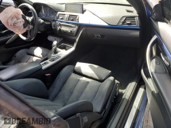 2014 BMW 4 Series 428i with VIN WBA3V7C54EP771068, listed as a Copart auction lot 61485295 with 142,300 mi miles and Salvage title. Bid and sale history available at DreamBid. Image 8.