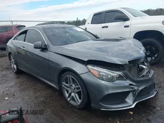 2017 Mercedes-Benz E-Class E 400 with VIN WDDKJ6FB1HF360765, listed as a IAAI auction lot 41281198 with 75,428 mi miles. Bid and sale history available at carsss.com. Image 1.