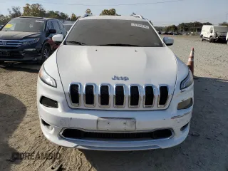 2018 Jeep Cherokee Overland with VIN 1C4PJMJX8JD594345, listed as a Copart auction lot 77934214 with 189,096 mi miles and Non Repairable. Bid and sale history available at carsss.com. Image 5.