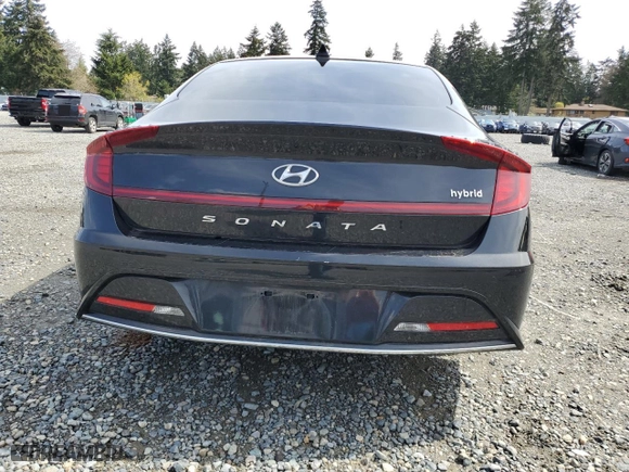 2022 Hyundai Sonata Hybrid Limited with VIN KMHL54JJ9NA051202, listed as a Copart auction lot 52521435 with 35,761 mi miles and Salvage Title. Bid and sale history available at carsss.com. Image 6.