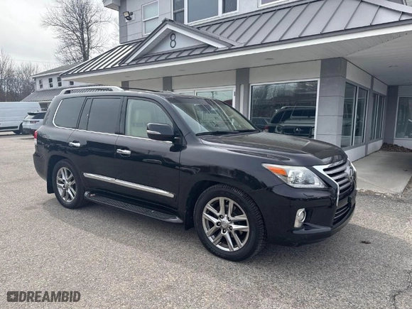 2013 Lexus LX 570 with VIN JTJHY7AX9D4126420, listed as a IAAI auction lot 41794133 with 156,035 mi miles. Bid and sale history available at carsss.com. Image 1.