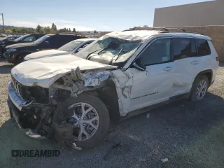 2021 Jeep Grand Cherokee Limited z VIN 1C4RJKBGXM8124259, wystawiony jako Copart lot #77265694 z przebiegiem 41 131 mil mil oraz Szkoda całkowita • Salvage title. Historia ofert i sprzedaży dostępna na DreamBid. Obrazek 1.