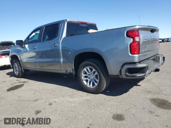 2025 Chevrolet Silverado 1500 with VIN 2GCUKEED7S1137500, listed as a Copart auction lot 45814665 with 3,489 mi miles and Salvage Title. Bid and sale history available at DreamBid. Image 2.