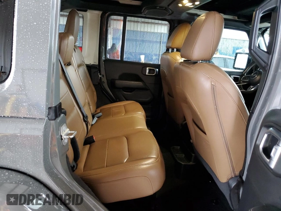 2021 Jeep Wrangler Unlimited Sahara Altitude с VIN 1C4HJXEG9MW512731, выставлен на аукционе Copart как лот 56205765 с пробегом 58 426 миль миль и Списание • Salvage title. История ставок и продаж доступна на DreamBid. Изображение 10.