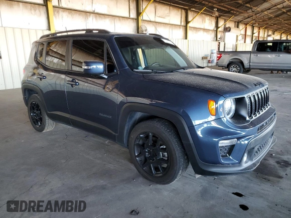 2020 Jeep Renegade Altitude with VIN ZACNJABB7LPL93286, listed as a Copart auction lot 79106014 with 46,884 mi miles and Salvage Title. Bid and sale history available at DreamBid. Image 4.