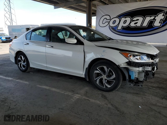 2017 Honda Accord Sedan LX with VIN 1HGCR2F39HA101481, listed as a Copart auction lot 54225095 with 94,519 mi miles and Salvage Title. Bid and sale history available at carsss.com. Image 4.