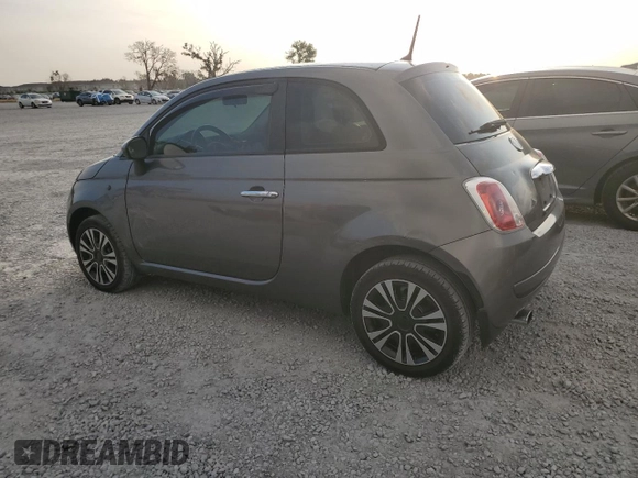 2012 FIAT 500 Pop with VIN 3C3CFFAR5CT384154, listed as a Copart auction lot 58067575 with 98,306 mi miles and Salvage title. Bid and sale history available at DreamBid. Image 2.