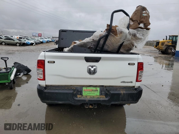 2022 Ram 2500 Tradesman with VIN 3C6UR5CJ4NG354347, listed as a Copart auction lot 47841465 with 73,218 mi miles and Salvage Title. Bid and sale history available at carsss.com. Image 6.