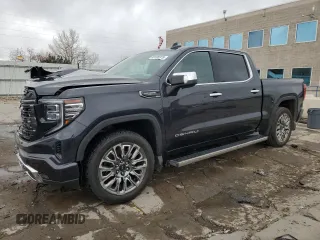 2023 GMC Sierra 1500 Denali Ultimate with VIN 1GTUUHEL3PZ281854, listed as a Copart auction lot 49105375 with 41,326 mi miles and Salvage Title. Bid and sale history available at carsss.com. Image 1.